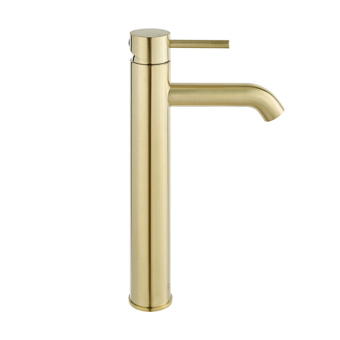 Swiss Madison Ivy Single Hole, Single-Handle, High Arc Bathroom Faucet in Brushed Gold - SM-BF61BG