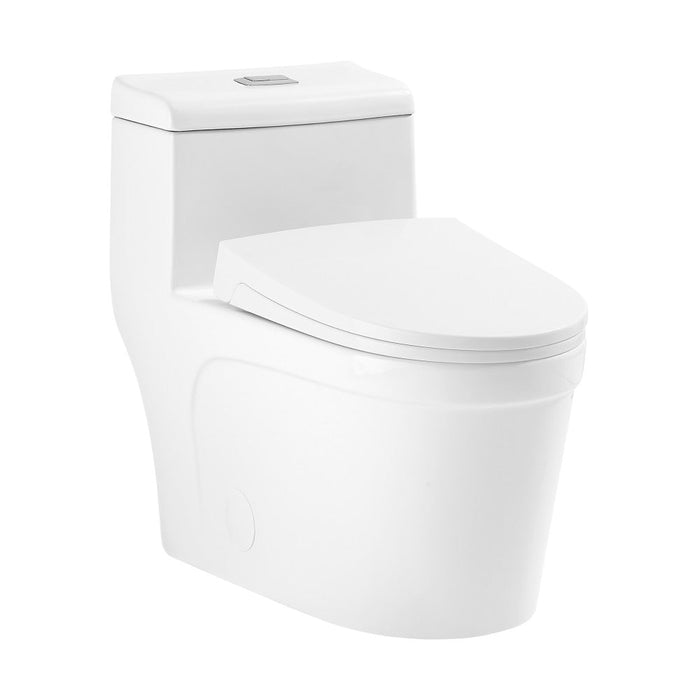 Swiss Madison Kent One-Piece Elongated Toilet Vortex Dual-Flush 1.1/1.6 gpf - CT-1T266