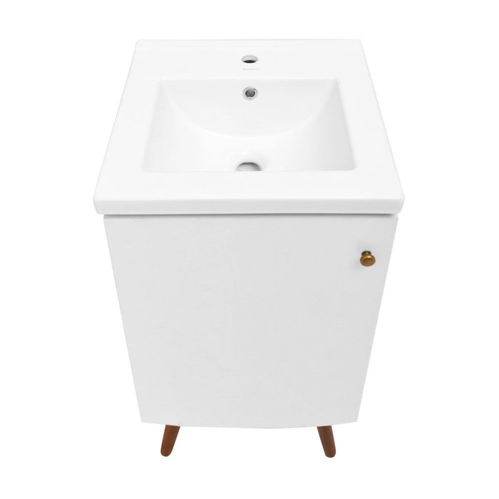 Swiss Madison Manoir 18" Bathroom Vanity in White - SM-BV650