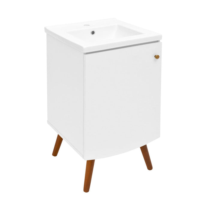 Swiss Madison Manoir 18" Bathroom Vanity in White - SM-BV650