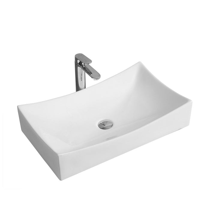 Swiss Madison Marseille 25.5” Rectangle Vessel Bathroom Sink - SM-VS293