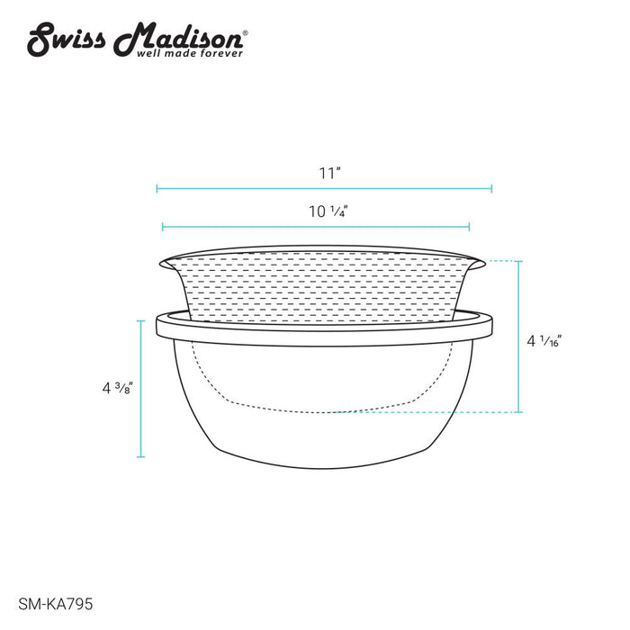 Swiss Madison Mixing Bowl and Colander Bowl Set - SM-KA795