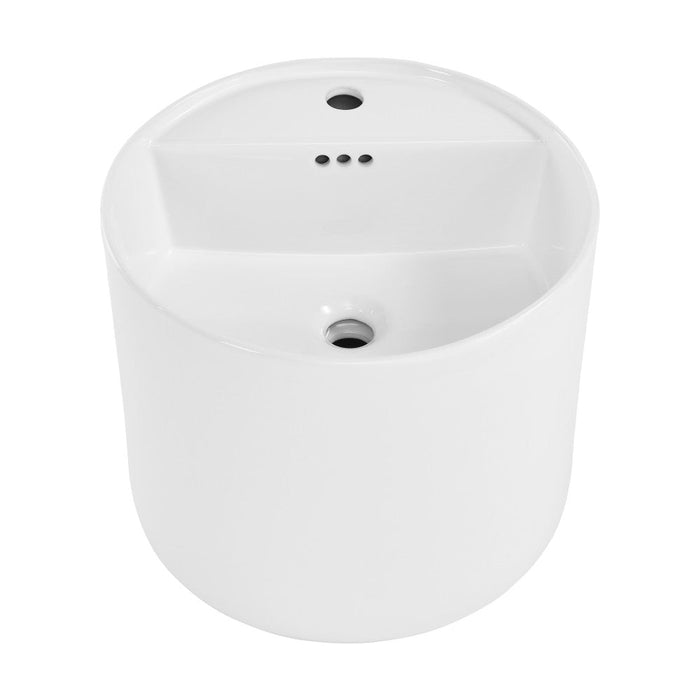 Swiss Madison Monaco 18" Round Wall-Mount Bathroom Sink - SM-WS342