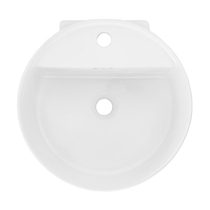 Swiss Madison Monaco 18" Round Wall-Mount Bathroom Sink - SM-WS342