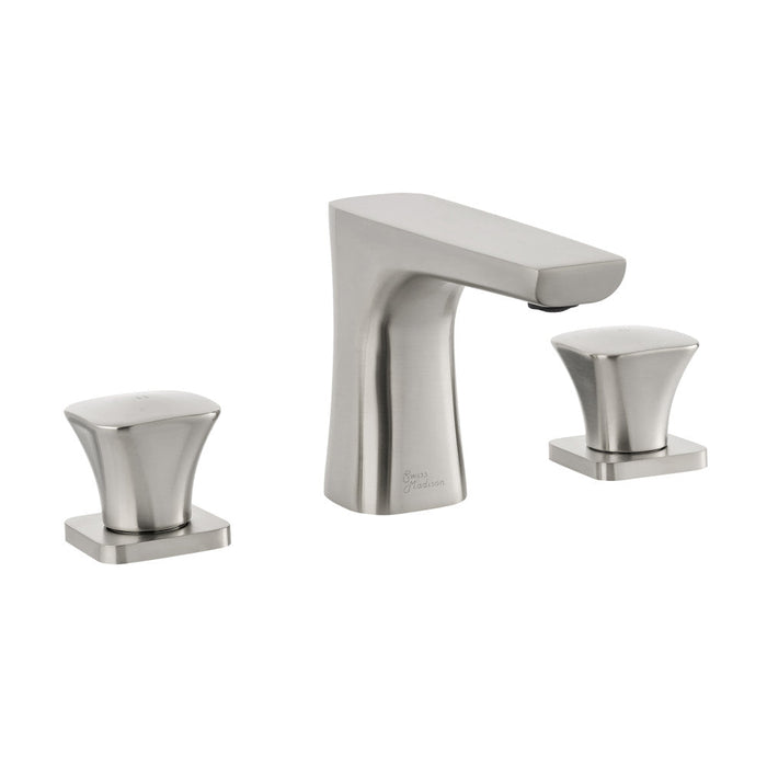 Swiss Madison Monaco 8 in. Widespread, 2-Handle, Bathroom Faucet in Brushed Nickel - SM-BF22BN