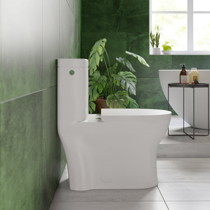 Swiss Madison Monaco One-Piece Elongated Toilet Dual-Flush 1.1/1.6 gpf, Touchless - SM-1T263