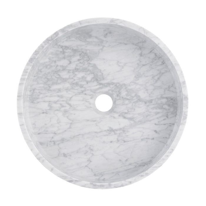 Swiss Madison Monaco 17" Round Vessel Bathroom Sink in Marbled Grey - SM-VSM252E