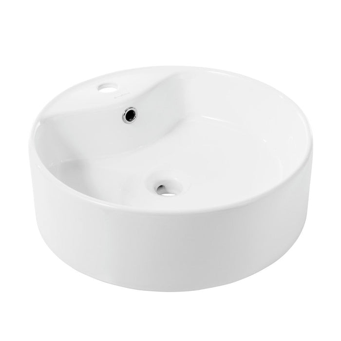 Swiss Madison Monaco Round Vessel Sink with Faucet Mount - SM-VS256