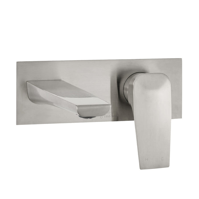 Swiss Madison Monaco Single-Handle, Wall-Mount, Bathroom Faucet in Brushed Nickel - SM-BF23BN