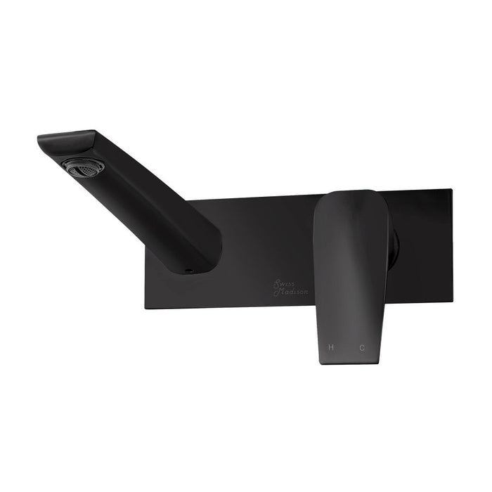 Swiss Madison Monaco Single-Handle, Wall-Mount, Bathroom Faucet in Matte Black - SM-BF23MB