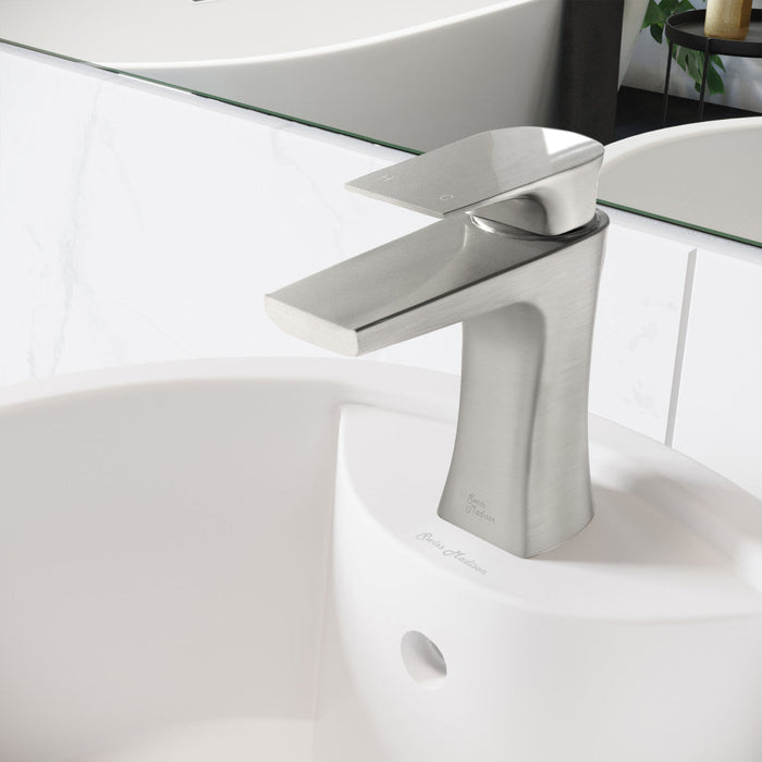 Swiss Madison Monaco Single Hole, Single-Handle, Bathroom Faucet in Brushed Nickel - SM-BF20BN