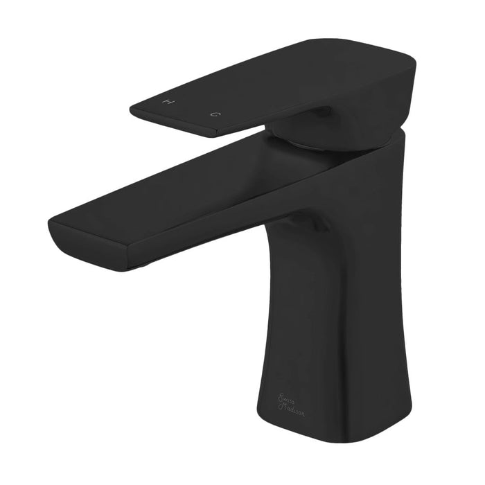 Swiss Madison Monaco Single Hole, Single-Handle, Bathroom Faucet in Matte Black - SM-BF20MB