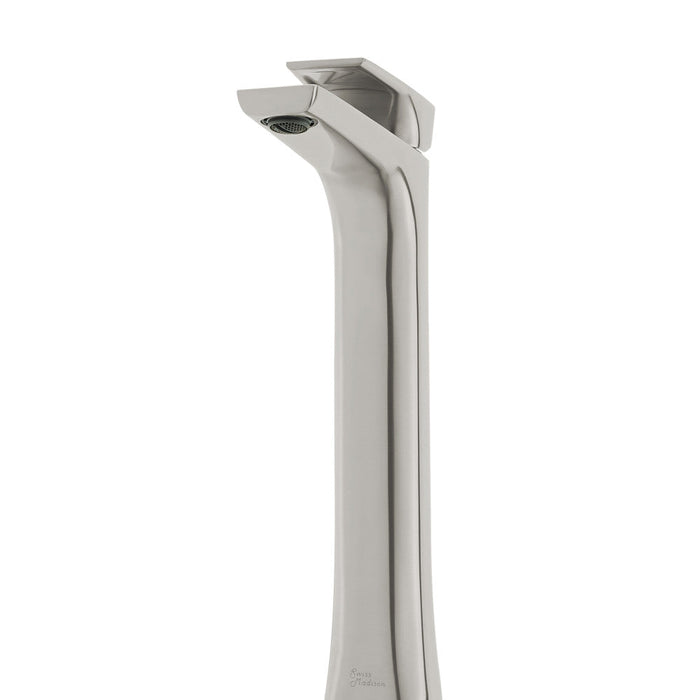 Swiss Madison Monaco Single Hole, Single-Handle, High Arc Bathroom Faucet in Brushed Nickel - SM-BF21BN