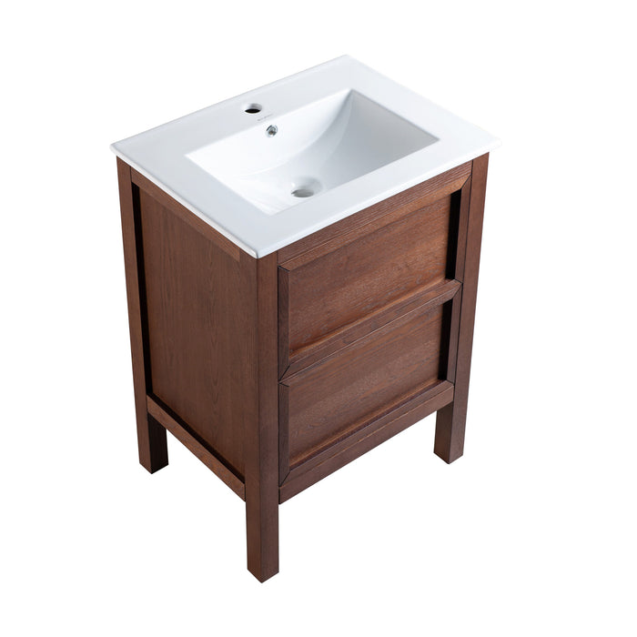 Swiss Madison Nadar 24" Bathroom Vanity in Walnut - SM-BV371WN