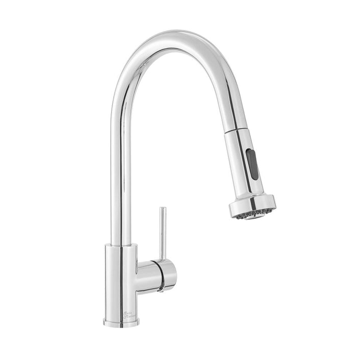 Swiss Madison Nouvet Single Handle, Pull-Down Kitchen Faucet in Chrome - SM-KF71C