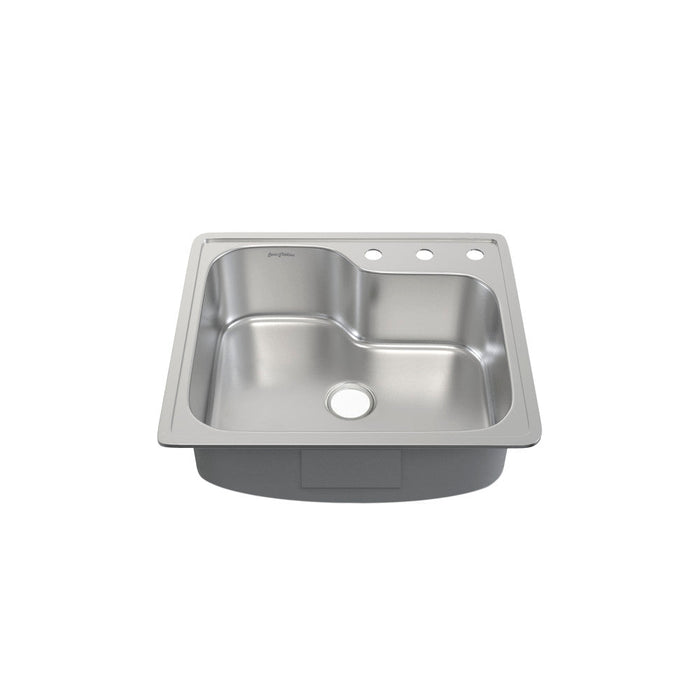 Swiss Madison Ouvert 25 x 22 Stainless Steel Single Basin Top-Mount Kitchen Sink - SM-KT663