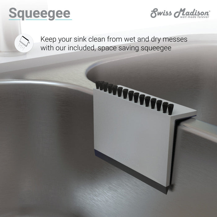 Swiss Madison Ouvert 25 x 22 Stainless Steel Single Basin Top-Mount Kitchen Sink - SM-KT663