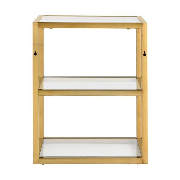 Swiss Madison Pierre 16"x20"x10" Wall-Mounted Linen Cabinet in Brushed Gold - SM-BC50BG