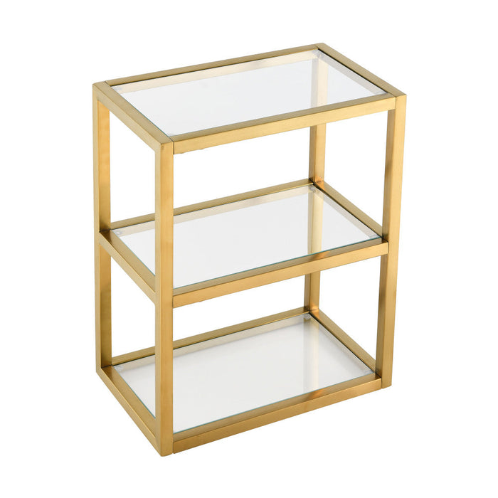 Swiss Madison Pierre 16"x20"x10" Wall-Mounted Linen Cabinet in Brushed Gold - SM-BC50BG