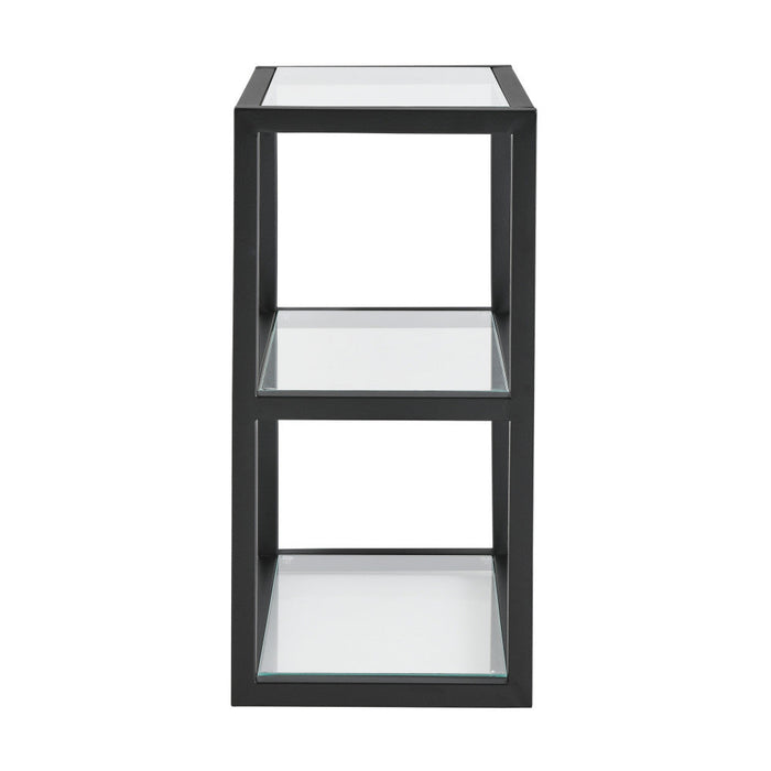 Swiss Madison Pierre 16"x20"x10" Wall-Mounted Linen Cabinet in Matte Black - SM-BC50MB