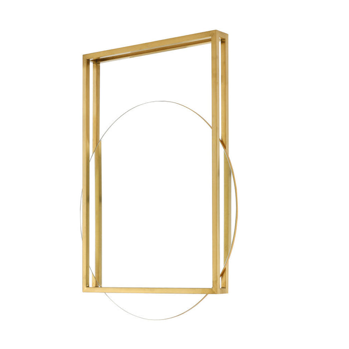 Swiss Madison Pierre 35.5" Vanity Mirror in Brushed Gold - SM-VM50BG