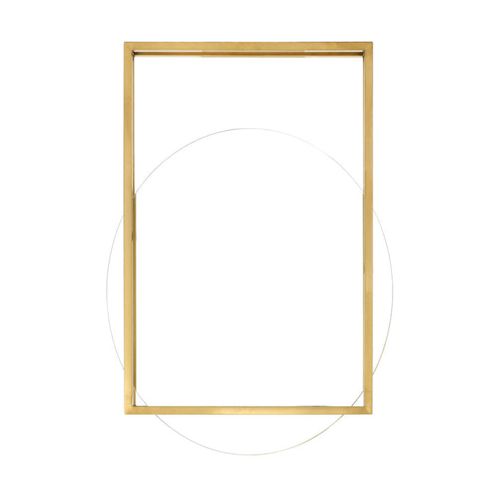 Swiss Madison Pierre 35.5" Vanity Mirror in Brushed Gold - SM-VM50BG