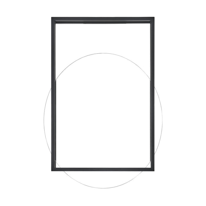 Swiss Madison Pierre 35.5" Vanity Mirror in Matte Black - SM-VM50MB