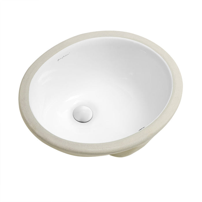 Swiss Madison Plaisir 16.5 Oval Under-Mount Bathroom Sink - SM-UM629