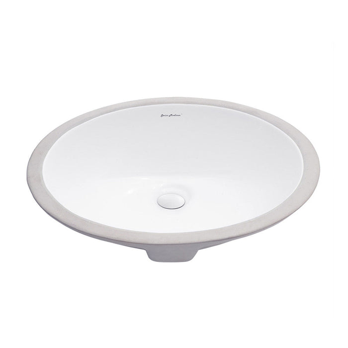 Swiss Madison Monaco 19 Oval Under-Mount Bathroom Sink - SM-UM622