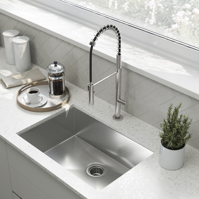 Swiss Madison Tourner 26 x 18 Stainless Steel, Single Basin, Undermount Kitchen Sink - SM-KU708