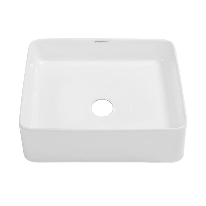 Swiss Madison Concorde Ceramic Square Vessel Sink - SM-VS232