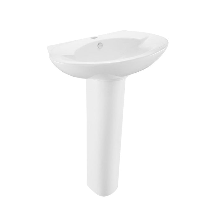 Swiss Madison Plaisir Rounded Basin Pedestal Sink - SM-PS309