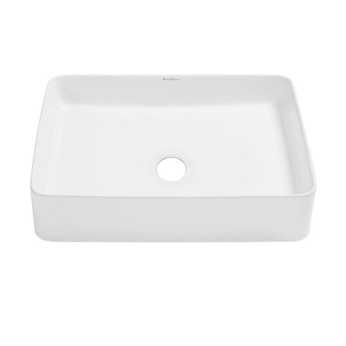 Swiss Madison Concorde Rectangle Ceramic Vessel Sink - SM-VS242