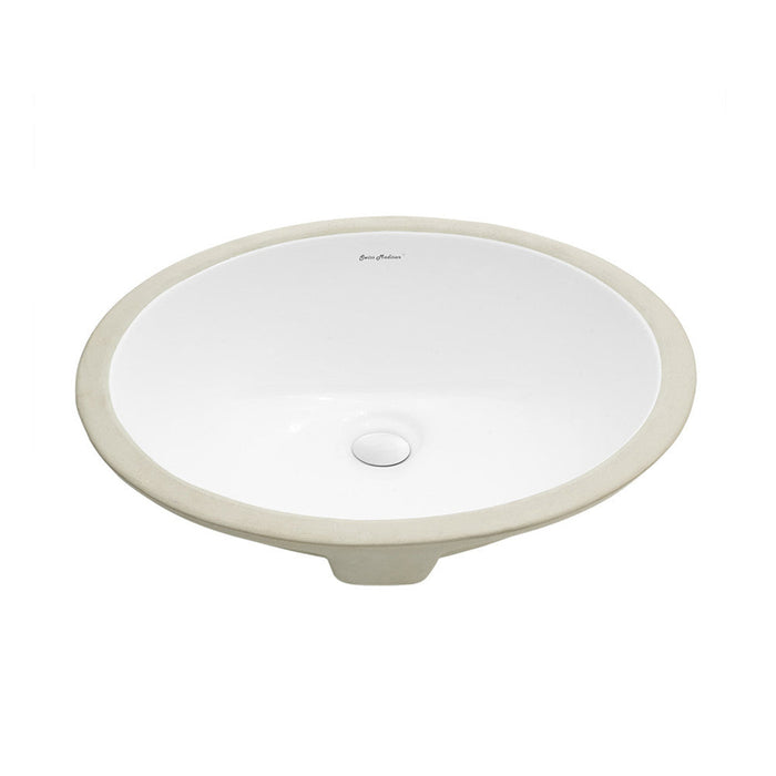 Swiss Madison Monaco 18 Oval Under-Mount Bathroom Sink - SM-UM621