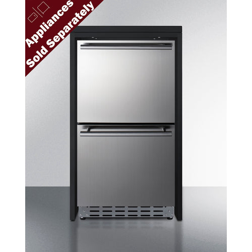 Summit Refrigerator Cabinet for 18-20" Wide Appliances, ADA Height CWR2ADA