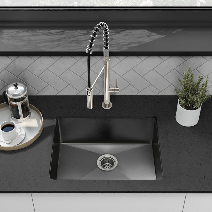 Swiss Madison Rivage 23 x 18 Stainless Steel, Single Basin, Undermount Kitchen Sink, Black - SM-KU715B