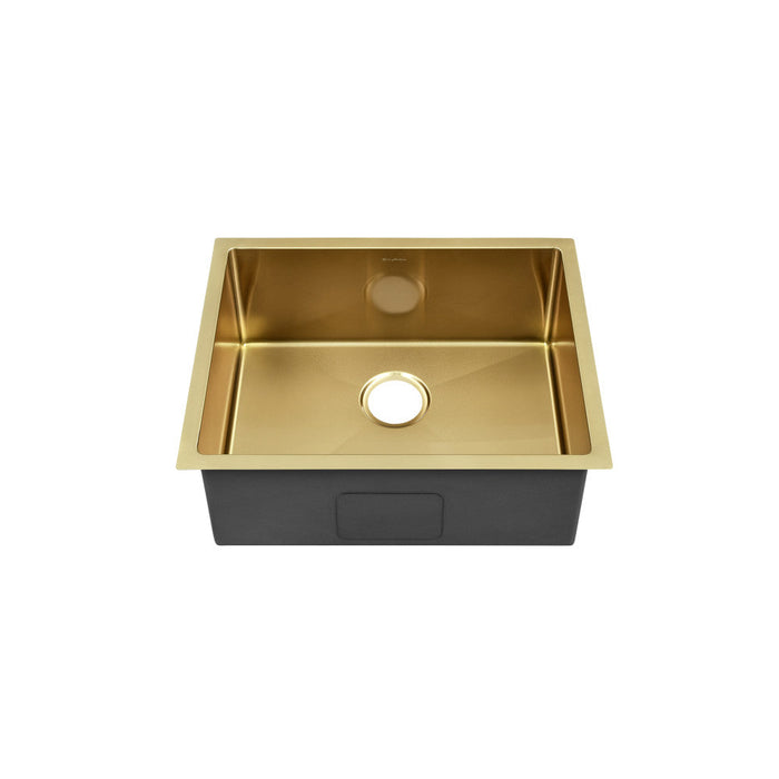 Swiss Madison Rivage 23 x 18 Stainless Steel, Single Basin, Undermount Kitchen Sink, Gold - SM-KU715G