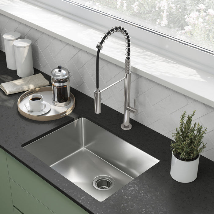 Swiss Madison Rivage 23 x 18 Stainless Steel, Single Basin,Undermount Kitchen Sink - SM-KU702