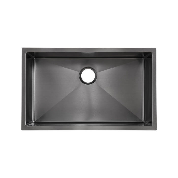 Swiss Madison Rivage 30 x 18 Stainless Steel, Single Basin, Undermount Kitchen Sink,Black - SM-KU700B