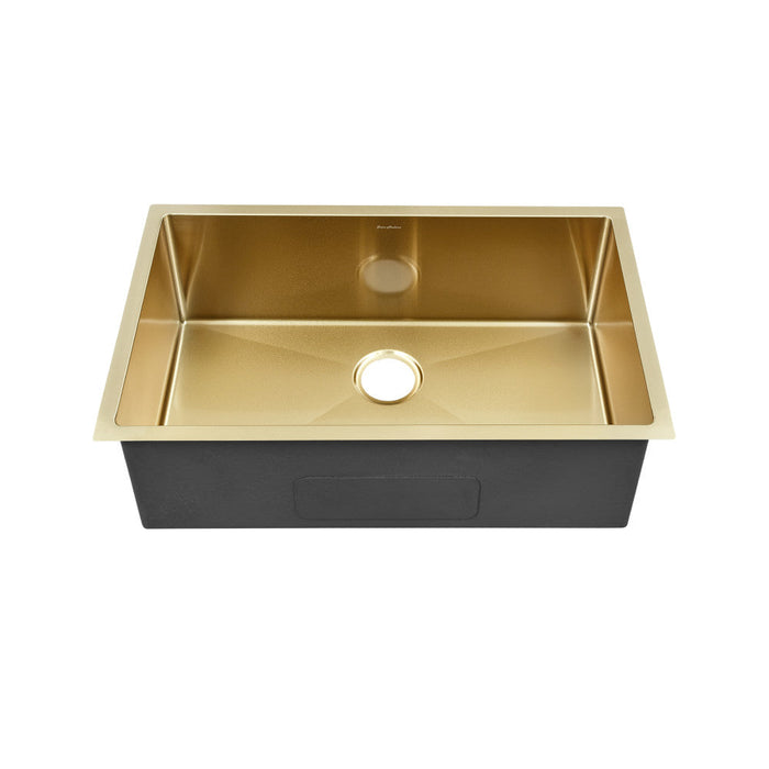 Swiss Madison Rivage 30 x 18 Stainless Steel, Single Basin, Undermount Kitchen Sink, Gold - SM-KU700G