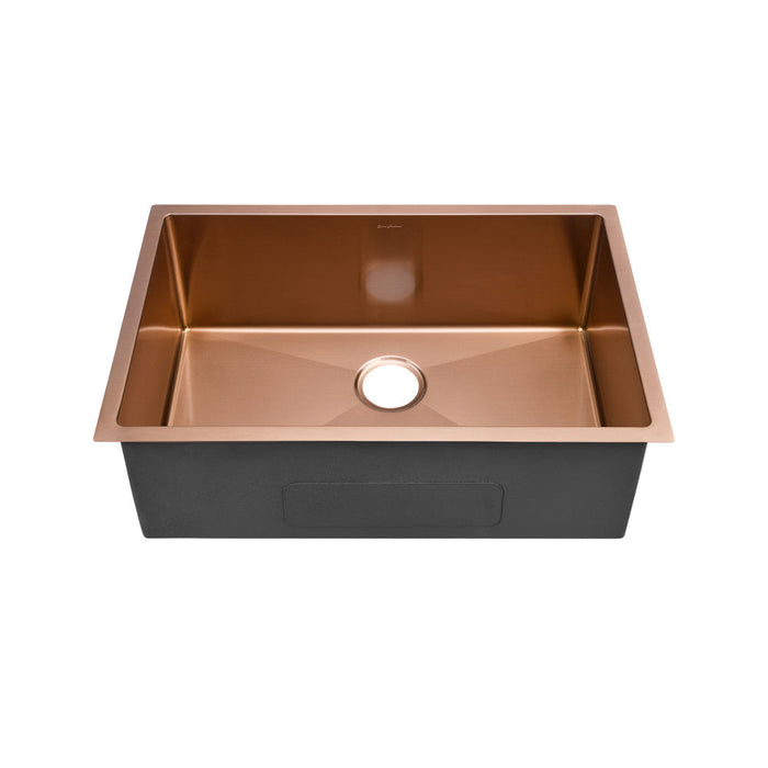 Swiss Madison Rivage 30 x 18 Stainless Steel, Single Basin, Undermount Kitchen Sink, Rose Gold - SM-KU700RG