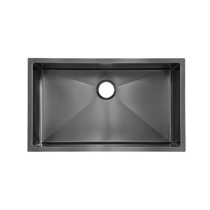 Swiss Madison Rivage 32 x 19 Stainless Steel, Single Basin, Undermount Kitchen Sink, Black - SM-KU701B