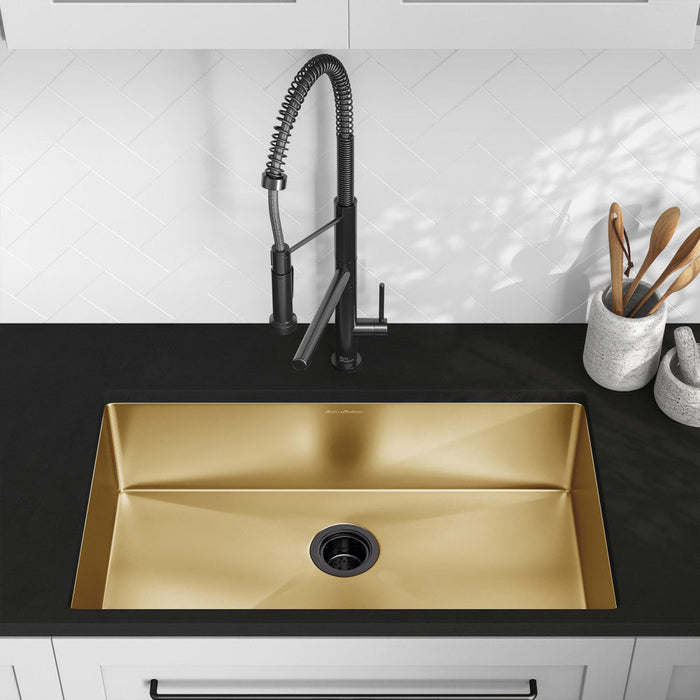 Swiss Madison Rivage 32 x 19 Stainless Steel, Single Basin, Undermount Kitchen Sink, Gold - SM-KU701G