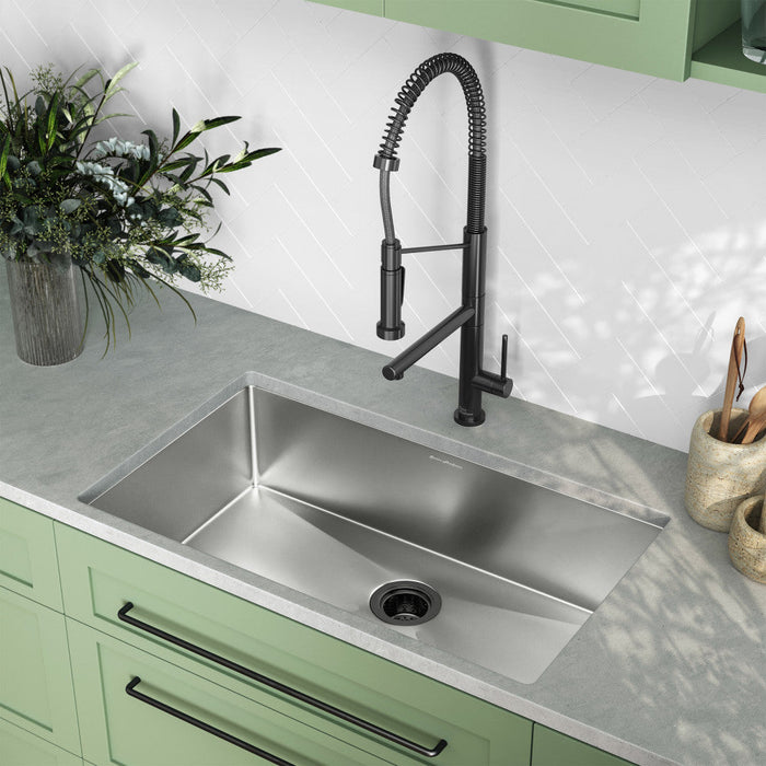 Swiss Madison Rivage 32 x 19 Stainless Steel, Single Basin, Undermount Kitchen Sink - SM-KU701