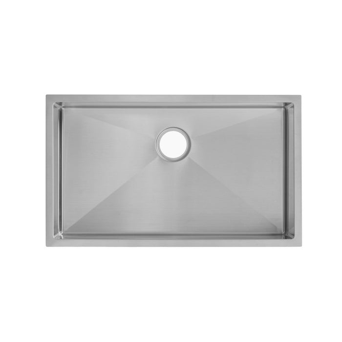 Swiss Madison Rivage 32 x 19 Stainless Steel, Single Basin, Undermount Kitchen Sink - SM-KU701