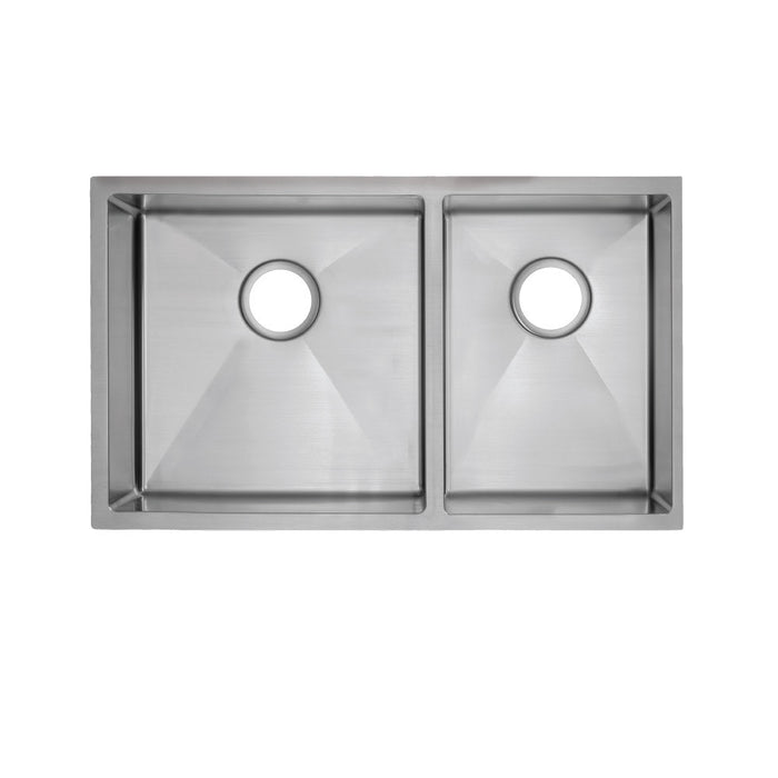 Swiss Madison Rivage 33 x 20 Stainless Steel, Dual Basin, Undermount Kitchen Sink - SM-KU725