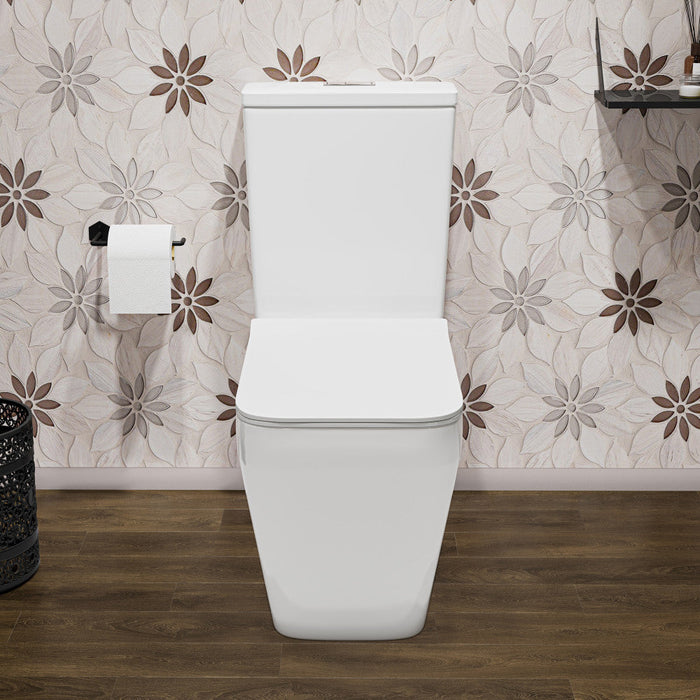 Swiss Madison Rivoli Two-Piece Square Toilet Dual-Flush 1.1/1.6 gpf - SM-2T143