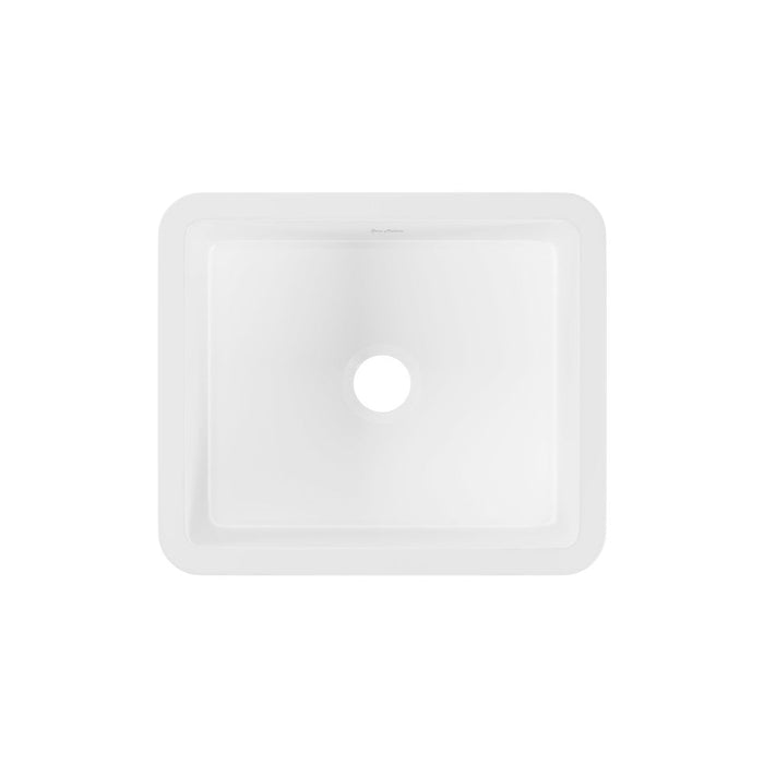 Swiss Madison Rochelle 24 x 18 ceramic single basin, drop-in/undermount kitchen sink - SM-KU8501GW