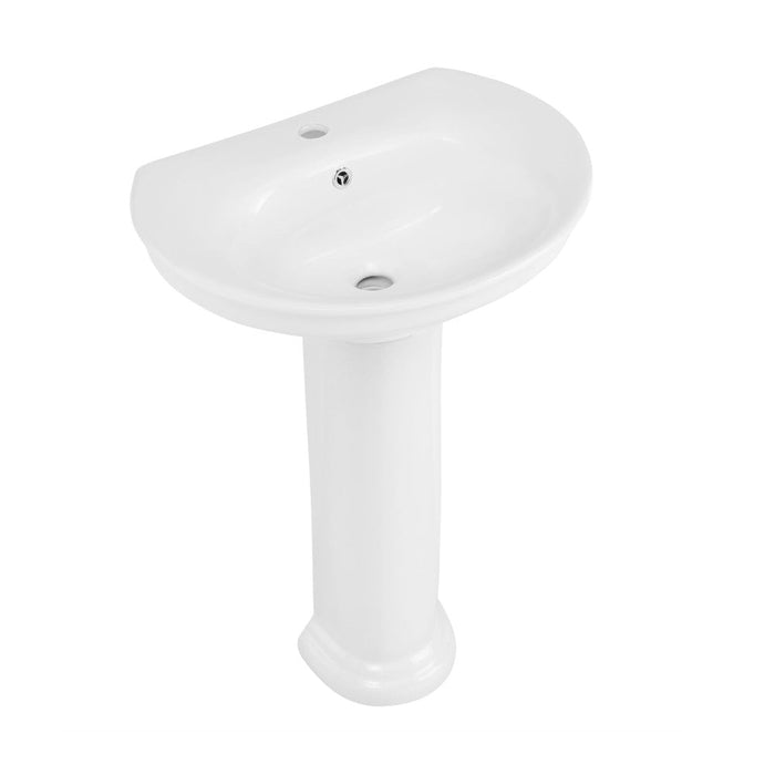 Swiss Madison Santorini Two-Piece Pedestal Sink - SM-PS319