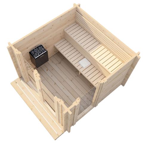 SaunaLife Model G4 Outdoor Home Sauna Kit SL-MODELG4